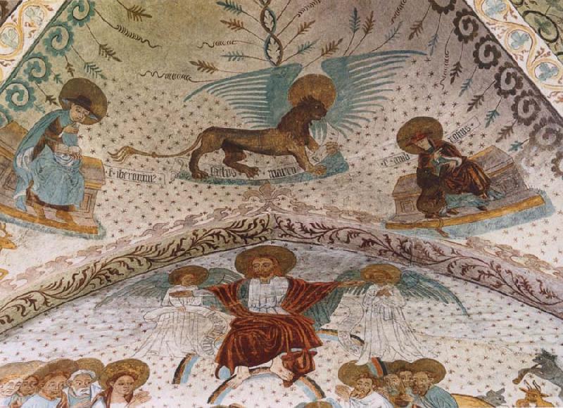 unknow artist Johannesburg Commendatory Chorus roof in tensta church